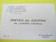 Carte Commerciale/Banque /Service Des Coupons /Société Générale / Agence D'EVREUX//1939   CAC37 - Bank En Verzekering