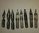 LOT OF 8 VINTAGE Calligraphy NIBS FROM USSR RUSSIA, Pen - Pens