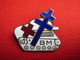RARE Armée De Terre Broche Insigne 103ème B M Char Croix De Lorraine Croix Rouge Bataillon De Marche Vers 1945 épingle - Armée De Terre