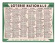 CALENDRIER 1960 LOTERIE NATIONALE - Réf. N°17926 - - Petit Format : 1941-60