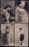 12 X CARTE PHOTO ARTISTE DU ** THEATRE MODERNE ** AVANT GARDE A PARIS - THEATRE DEMOLI EN 1925 ART NOUVEAU - Cabaret