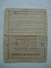 Vieux Papiers Fiscaux Circulation Automobile 1921 Lons Le Saunier Gillois Récépissé De Déclaration CG Cyclecar AF 7HP - Collections