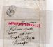 49- SAUMUR- 87-LIMOGES- LETTRE A TOURNIER MAITRE RELIEUR RUE DU TEMPLE- CACHET PARIS A BORDEAUX 1855- - 1849-1876: Période Classique