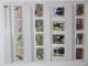 Delcampe - FAUNA 375 Sets Of WWF AND ENDANGERED WILDLIFE COLLECTION IN 3 NICE ALBUMS ! Ndw PF/MNH - Vlinders