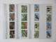 Delcampe - FAUNA 375 Sets Of WWF AND ENDANGERED WILDLIFE COLLECTION IN 3 NICE ALBUMS ! Ndw PF/MNH - Butterflies