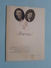 Menu / DINER Mr. & Mme JULES FLERACKERS-GOOSSENS 1921-1946 Noces D'Argent ( Zie Foto's ) ! - Menus