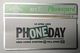 United Kingdom BT Phone Day 16.4.1995  Magnet Phone Card 20 Units - BT Cartes Mondiales (Prépayées)