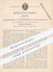 Original Patent - May & Kühling , Chemnitz , 1882 , Webschütze | Webstuhl , Weben , Weber , Weberei , Gewebe , Stoff !! - Historische Dokumente