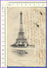 M011 Francia Parigi Carte Postale 1903 Torre Eiffel  VG Collemoresco Amatrice Aquila - Tour Eiffel