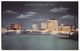 Corpus Christi TX, City Skyline At Night, 1940s Old Vintage Texas Postcard M8755 - Corpus Christi