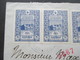 Türkei 1917 R-Brief Mersine No 689 - Wien. Schwarzer Kastenstempel. Recommande! Zensur. Viele Vermerke Und Stempel!! - Lettres & Documents