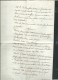 Documents , Lettres Manuscrites, Sur La Creation De La Commission De Sante De DuNkerque En 1822 - Aw126 - Historical Documents
