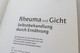 H.Lützner/H.Million "Rheuma Und Gicht" Selbstbehandlung Durch Ernährung - Salud & Medicina