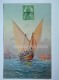 MALTA Gozo Boat Fishing L. M Galea Boat Barca Pescatori Cartolina Old Postcard 11 - Malta