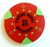 Old Chip 5 $ For Royal Casino, Sofia, Bulgaria (4) - Autres & Non Classés