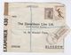 1941 Registered CENSOR ARGENTINA COVER With WAX SEAL Williams SHIP BROKERS To DONALDSON LINE GLASGOW GB Censored Wwii - Covers & Documents