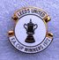 Football/soccer/pin- Quality, Rare, Old - F.C. LEEDS UNITED - F.A. CUP WINNERS 1972. - Voetbal