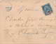 Devant De Lettre Dakar Bleu Senegal 15cts 1904 - Lettres & Documents