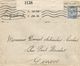 UK 1916 Bradford Perfin 'Delius' Censored Cover To Geneve - Perforadas