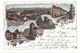 17937 - Gruss Aus Brugg  Multivues Litho 1898 (attention Pli) - Brugg