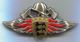 Fireman, Fire Department, Feuerwehr - Baden Wuerttemberg, Germany, Insignia, 77x35mm - Brandweerman