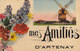 45  ARTENAY   ...  MES AMITIES / .MOULIN A VENT / WINDMILL    ///////  REF  NOV.  17  BO. 45 - Artenay