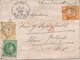 Lettre N°38+53+55 Paris Rue D'antin Etoile 8 Pour L'Autriche - 1849-1876: Période Classique