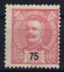 Portugal  Mi Nr 131 A  MH/* Flz/ Charniere   1895 - Neufs
