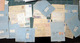 TIMBRES FISCAUX SUR LETTRES OU PLIS DIVERS  ENVIRON 35 PIECES + CARTES DE CIRCULATION - Other & Unclassified