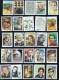 1999  Millenium Collection All 68 Stamps From The Milleniun Souvenir Sheets Sc 1818-34 And 1812-4 - Oblitérés