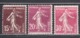 FRANCE 1924/1926 - Y.T. N° 189 / 190 / 191   - NEUFS** - Unused Stamps