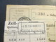 Delcampe - DR 1931 Nr. 343 Senkr. Paar! MiF Paketkarte Solingen - Zürich! Zoll Quittung. Viele Stempel! Kontingent Sektion Einfuhr - Briefe U. Dokumente