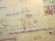 DR 1920 R-Brief Mit Rückschein! Leipzig 13 Nr. 218 Ad - New York, Return. 10 Stempel! Viele Vermerke!! 2nd Notice Usw. - Briefe U. Dokumente