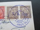 Sudetenland AK Echtfoto Oberplan. Blaue Und Schwarzer Stempel Postamt Oberplan. Bedarf!! 1.X.1938 Nach Anvers Belgien - Sudetes