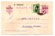 Entier Postal Espagne Surcharge Republica Espanola Valence Pour Vichy 03 - Storia Postale