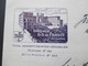 Delcampe - Palestine 1933 MiF Umschlag Mit Inhalt: Hotellerie N.D. De France Jerusalem. Hotel. Briefpapier Vom Hotel!! + 2 Fotos. - Palästina