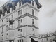 AK Echtfoto 1928 Geneve Hotel Des Familles. Flugpostmarke Nr. 213 MiF. Luftpost Zürich Flugplatz - Alberghi & Ristoranti