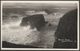 Rough Seas, Land's End, Cornwall, 1962 - RP Postcard - Land's End