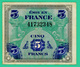 5 Francs  Drapeau - France - Série 1944 - N° 41732348 - TTB - - 1944 Drapeau/France