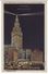 USA, Cleveland OH, Night Scene Of Terminal Tower And Hotel Cleveland, C1940s Unused Vintage Ohio Linen Postcard M8758 - Cleveland