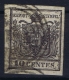 Austria: Lombardei Venetien Mi 2 X C  Grau Type I Obl./Gestempelt/used  1850 Has A Thin - Gebraucht