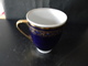 TASSE BLEUE ET OR ORIGINE RUSSE 12 X 14 CM 290 GR - Altri & Non Classificati