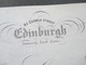 Delcampe - GB Stempelmarke / Fiskalmarke 1854 Mit Federzug / Paid. Edinburgh. James Gray & Son General Furnishing Ironmongers - Steuermarken