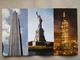 Famous New York City Landmarks, RCA Building, Statue Of Liberty, And The Empire State Building. Progressive Publ K29 - Multi-vues, Vues Panoramiques