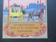 AK Bayern Künstlerkarte 27. Deutscher Philatelistentag Nürnberg 1921. Privatganzsache Mit Vignetten! Fritz Schneller - Briefmarken (Abbildungen)