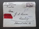 Danzig 1922 Eilboten / Expres Beleg Danzig Hotel Reichshof - Hamburg Nr. 70 Flugpostmarke EF Eingegangen Mit Zug.... - Storia Postale