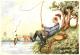 [DC11086] CPA - HUMOR - PESCATORE - Non Viaggiata - Old Postcard - Humor