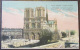 Paris N°4000 - Notre-Dame - Carte Couleur Circulée En 1916 - Autres & Non Classés