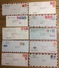 Japan, 10 Airmail Covers - Luchtpost