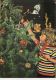 67047- CHILDREN LIGHTING CANDLES ON THE CHRISTMAS TREE, ORAMENTS - Altri & Non Classificati